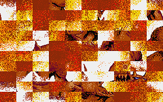 Electronic Jigsaw Puzzle atari screenshot